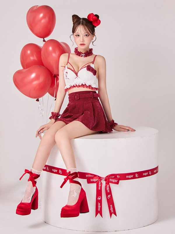 画像8: 【即日発送】【サンリオ】ハローキティランジェリーセットアップルームウェア【S-L/1カラー】[OF03] (8)