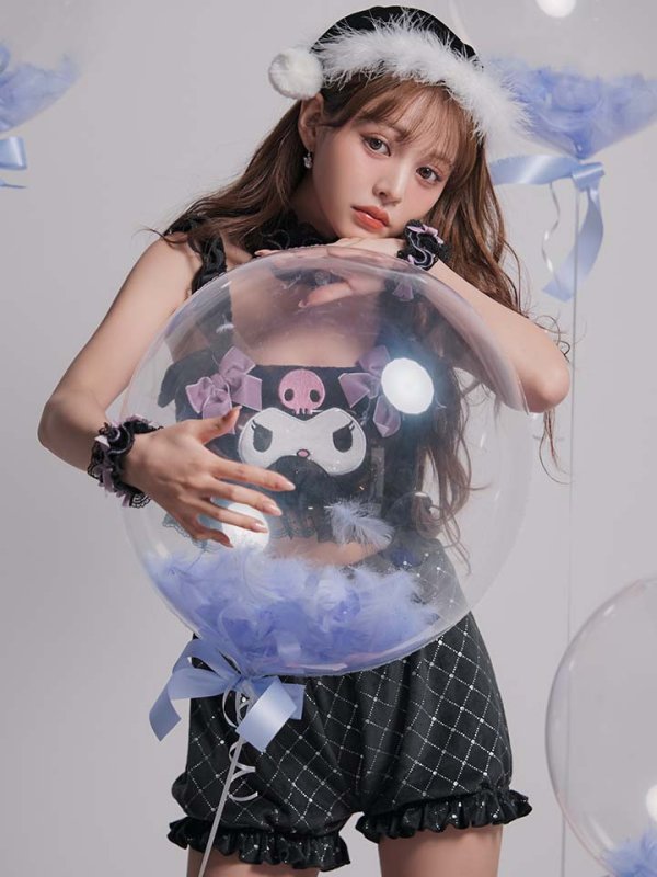 画像7: 【即日発送】【サンリオ】クロミセットアップルームウェア【S-L/1カラー】[HC02] (7)