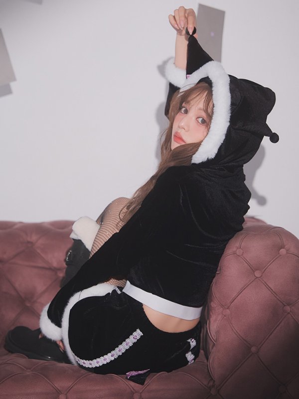 画像12: 【即日発送】【サンリオ】クロミ3wayセットアップルームウェア【4点セット】【S-L/1カラー】[HC02] (12)