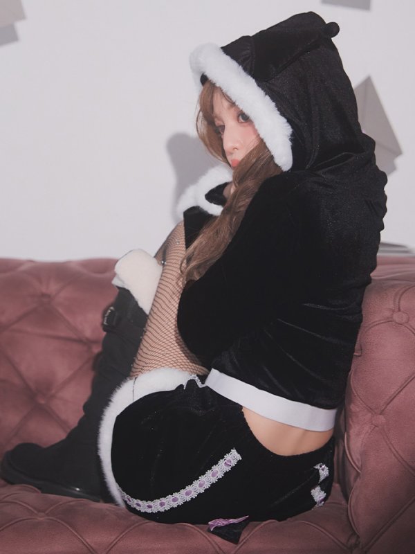 画像14: 【即日発送】【サンリオ】クロミ3wayセットアップルームウェア【4点セット】【S-L/1カラー】[HC02] (14)