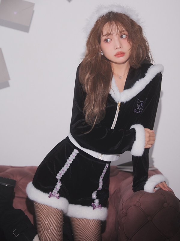 画像9: 【即日発送】【サンリオ】クロミ3wayセットアップルームウェア【4点セット】【S-L/1カラー】[HC02] (9)