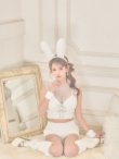 ピンク　モデル：三上悠亜　身長：159cm　着用サイズ：Sサイズ