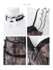 画像27: 【送料無料！】【ハロウィン】セクシーレースガーター付きバニーコスプレ【コスプレ6点SET】【XS-Mサイズ】【予約/9月下旬発送予定】[OF03]三上悠亜着用 (27)