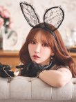 画像21: 【送料無料！】【ハロウィン】セクシーレースガーター付きバニーコスプレ【コスプレ6点SET】【XS-Mサイズ】【予約/9月下旬発送予定】[OF03]三上悠亜着用 (21)
