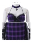 画像33: 【送料無料！】【ハロウィン】チュールロングトレーン魔女コスプレ【コスプレ4点SET】【XS-Mサイズ】【予約/9月下旬発送予定】[OF03]ゆいぴす着用 (33)