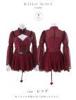 画像8: 【送料無料！】【ハロウィン】ケープロングスリーブリボンデビルコスプレ【コスプレ4点SET】【S-Lサイズ】[OF03]ゆりにゃ着用 (8)