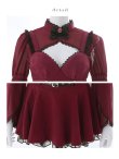 画像9: 【送料無料！】【ハロウィン】ケープロングスリーブリボンデビルコスプレ【コスプレ4点SET】【S-Lサイズ】[OF03]ゆりにゃ着用 (9)