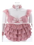 ピンク　モデル：三上悠亜　身長：159cm　着用サイズ：Sサイズ