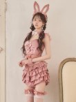 画像34: 【即日発送】【送料無料！】【ハロウィン】ティアードフリルバニーガールセットアップコスプレ【コスプレ7点SET】【XS-Mサイズ】[OF03]三上悠亜着用 (34)