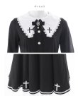 画像18: 【送料無料！】【ハロウィン】ゴシックシスターロングスカートコスプレ【コスプレ3点SET】【S-XLサイズ】[OF03]加藤美南着用 (18)