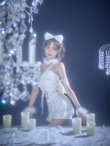 ホワイト　モデル：れみれみ　身長：163cm　着用サイズ：Sサイズ