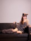 画像11: 【送料無料！】【ハロウィン】ラメスリーブウルフセットアップ【コスプレ5点SET】【XS-Mサイズ】【予約/9月下旬発送予定】[OF03]吉木千沙都（ちぃぽぽ）着用 (11)