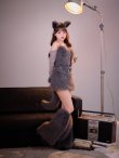 画像5: 【送料無料！】【ハロウィン】ラメスリーブウルフセットアップ【コスプレ5点SET】【XS-Mサイズ】【予約/9月下旬発送予定】[OF03]吉木千沙都（ちぃぽぽ）着用 (5)