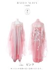画像22: 【送料無料！】【ハロウィン】ピンク花刺繍ロングシフォン漢服セット【コスプレ4点SET】【Fサイズ】【予約/8月下旬発送予定】[OF03]吉木千沙都（ちぃぽぽ）着用 (22)