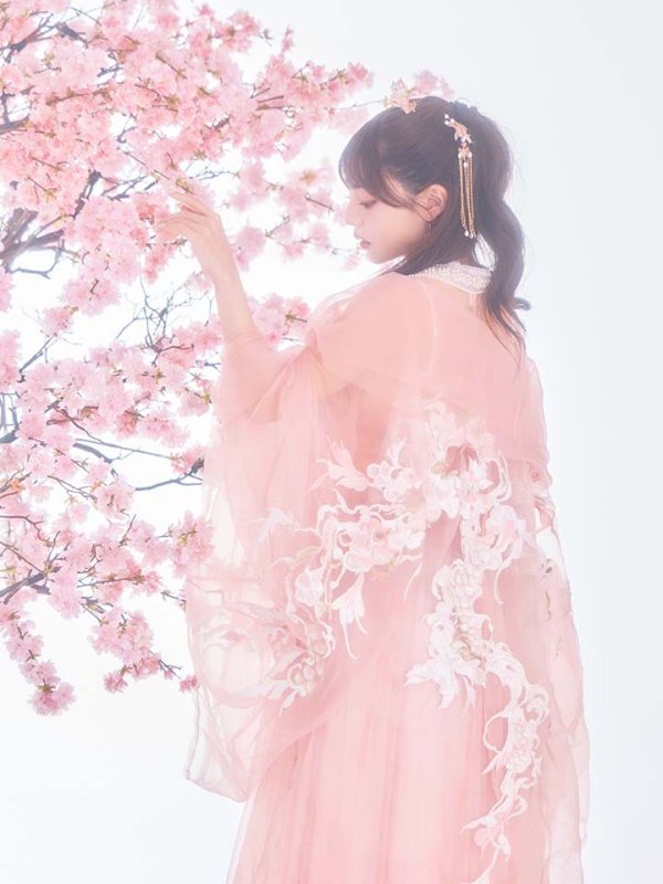 モデル：吉木千沙都（ちぃぽぽ）身長：158cm　着用サイズ：Fサイズ