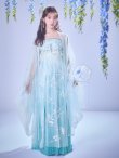画像17: 【即日発送】【送料無料！】【ハロウィン】アイスブルー刺繍ロングシフォン漢服セット【コスプレ3点SET】【Fサイズ】[OF04]加藤美南着用 (17)