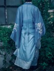画像5: 【ハロウィン】ブルーホワイトグラデーション漢服【コスプレ3点SET】【L-XLサイズ】[OF03]今井暖大着用 (5)