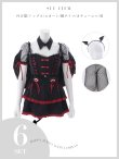 画像12: 【即日発送】【送料無料！】【ハロウィン】レースアップリボンデビルコスプレ【コスプレ6点SET】【S-Mサイズ/3カラー】[OF04] (12)