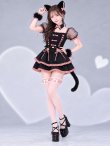 画像2: 【即日発送】【送料無料！】【ハロウィン】レースアップピンクリボンキャットコスプレ【コスプレ6点SET】【Sサイズ】[OF04] (2)