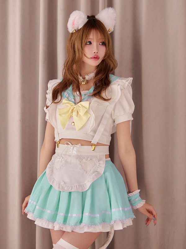 画像5: 【即日発送】キャンディテールセーラーキャット【マリームーン】【ハロウィンコスプレ9点セット】【フリーサイズ/3カラー】[HC03] (5)