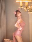 ピンク　モデル：三上悠亜　身長：159cm　着用サイズ：Sサイズ