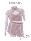 画像31: 【ハロウィン】【sugar nine×マリームーンコラボ】 マリームーンコラボセットアップチャイナ 【コスプレ5点セット】【XS-Mサイズ/4カラー】[OF04] (31)