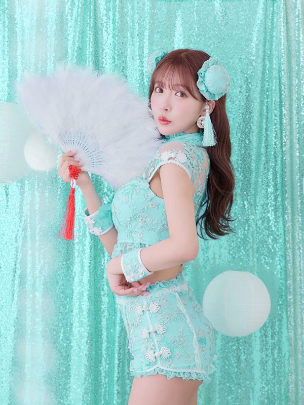 画像13: 【ハロウィン】【sugar nine×マリームーンコラボ】 マリームーンコラボセットアップチャイナ 【コスプレ5点セット】【XS-Mサイズ/4カラー】[HC03] (13)