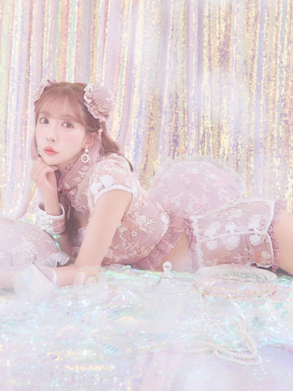 画像14: 【ハロウィン】【sugar nine×マリームーンコラボ】 マリームーンコラボセットアップチャイナ 【コスプレ5点セット】【XS-Mサイズ/4カラー】[YMT] (14)