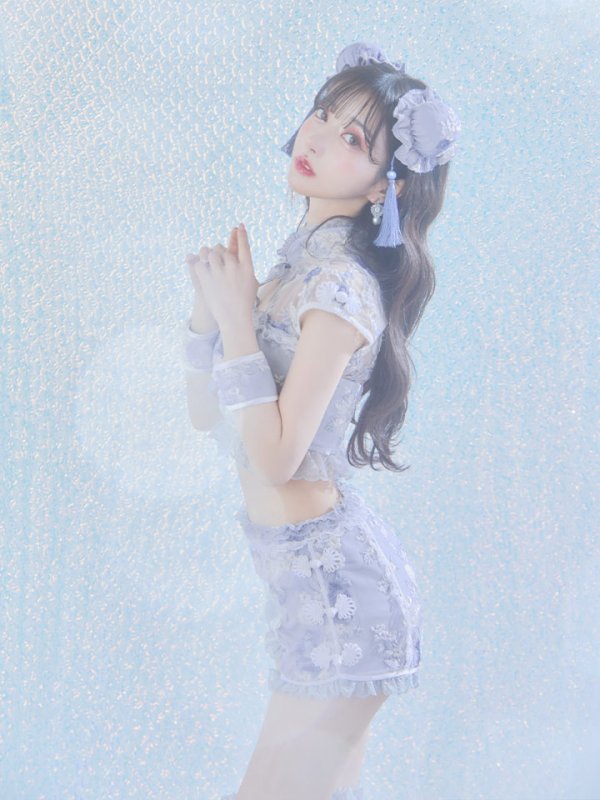 画像12: 【ハロウィン】【sugar nine×マリームーンコラボ】 マリームーンコラボセットアップチャイナ 【コスプレ5点セット】【XS-Mサイズ/4カラー】[OF04] (12)