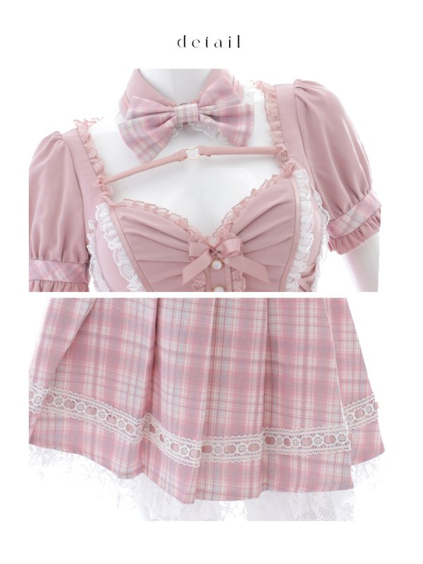 画像47: 【即日発送！ 】【sugar nine×マリームーンコラボ】 【ハロウィン】マリームーンコラボ制服ネコセットアップ 【コスプレ7点セット】 【XS-Lサイズ/2カラー】[OF04] (47)