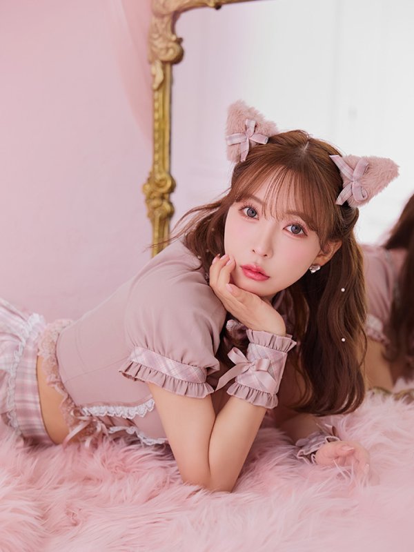 画像23: 【即日発送！ 】【sugar nine×マリームーンコラボ】 【ハロウィン】マリームーンコラボ制服ネコセットアップ 【コスプレ7点セット】 【XS-Lサイズ/2カラー】[OF04] (23)