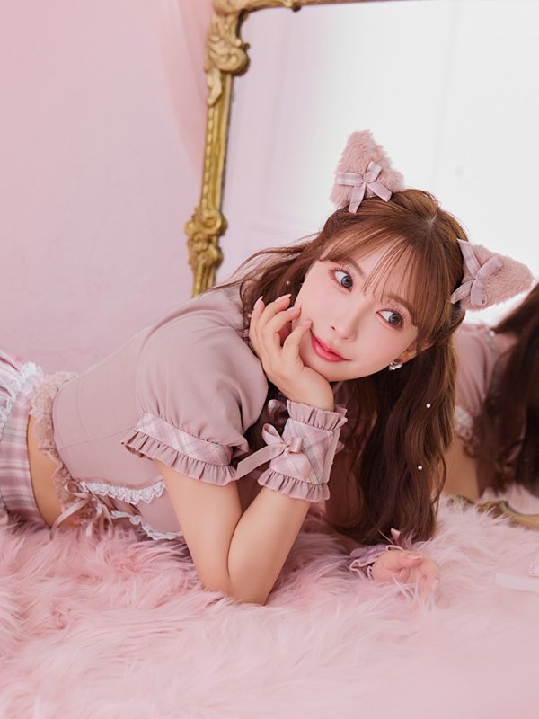 画像21: 【即日発送！ 】【sugar nine×マリームーンコラボ】 【ハロウィン】マリームーンコラボ制服ネコセットアップ 【コスプレ7点セット】 【XS-Lサイズ/2カラー】[OF04] (21)