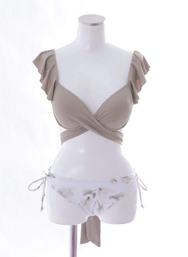 画像18: 【即日発送】【ビキニ】【水着】クロスカットフリルビキニ[YMT] (18)