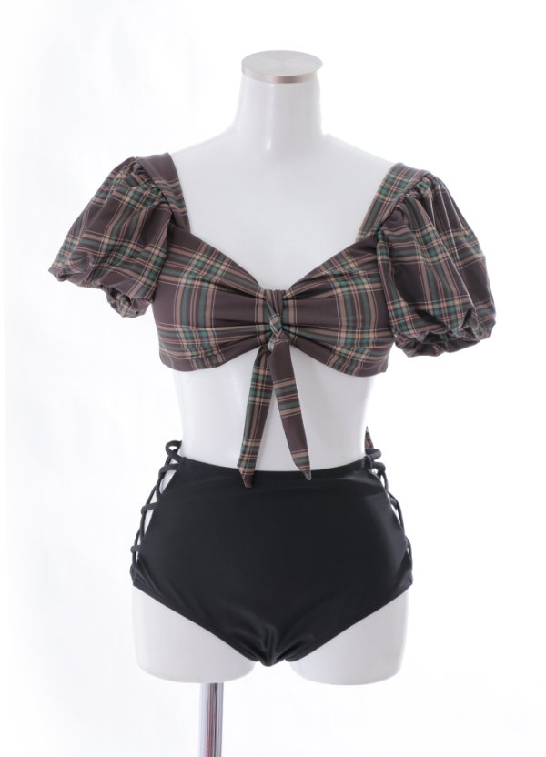 画像21: 【即日発送】【ビキニ】【水着】パフスリーブ2wayビキニ[M214-SW-23PY][YMT] (21)