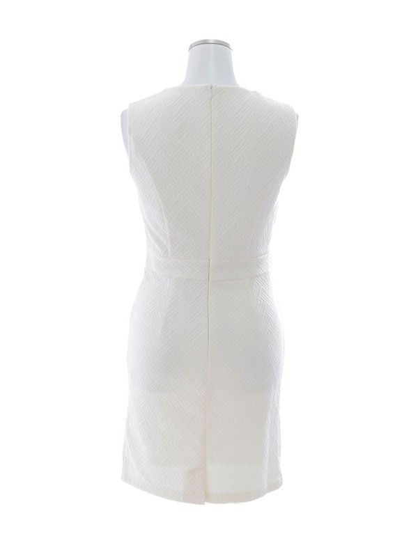 画像13: ハイウエストタイトミニドレス/レース/ボタン/ノースリーブ/谷間見せ/背中隠し/ミニドレス/キャバドレス【XS-Mサイズ/1カラー】[OF03B] 【IM】 (13)