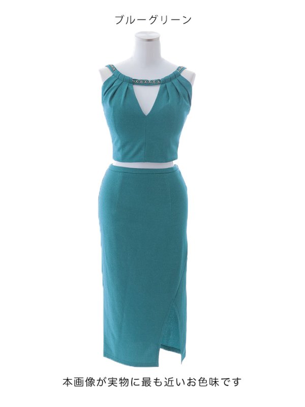 画像27: 送料無料！ラメセットアップドレス/オープンカット/キャミソール/谷間見せ/背中見せ/キャバドレス【XS-Mサイズ/3カラー】[OF03B] 【IM】dzw【一部予約商品/11月中旬発送予定】 (27)