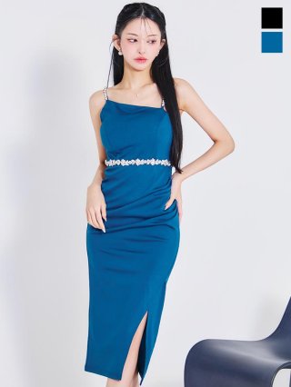 jewels ドレス ワンピース ブルー 水色 ワンカラー ブルー(青) ドレス一覧 | キャバドレスの通販なら