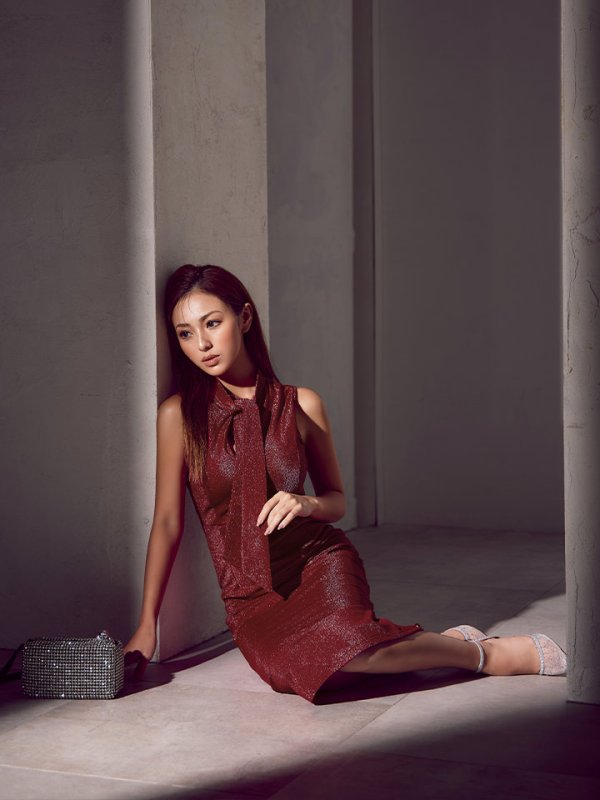 モデル：かれん　身長：153cm　着用サイズ：Sサイズ