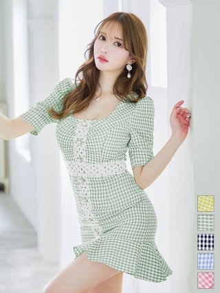 Jewels チェックリボンドレス ドレス/JEWELS】パターン：チェック柄 - ドレスショップ Jewels