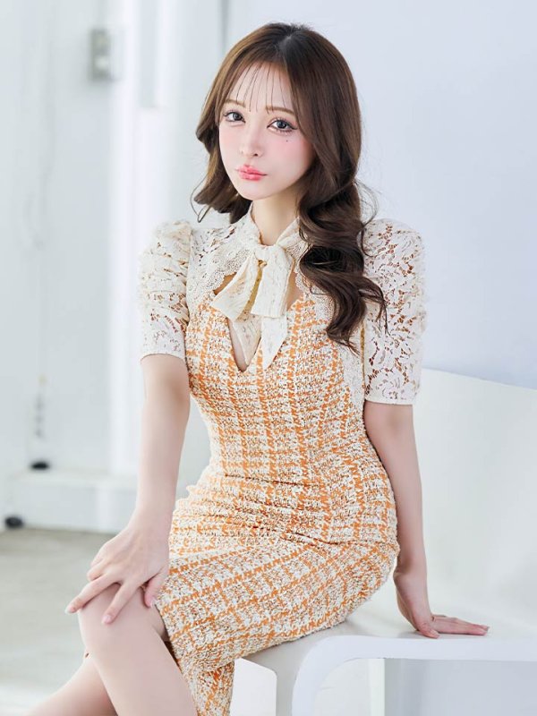 モデル：真優川咲　身長：159cm　着用サイズ：Sサイズ