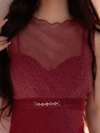 ワインレッド　モデル：ゆりお　身長：165cm　着用サイズ：Sサイズ