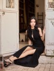 ブラック　モデル：ゆりお　身長：165cm　着用サイズ：Sサイズ