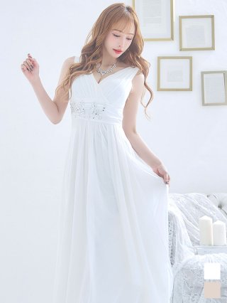 Jewels ロングドレス（ホワイト）Sサイズ ホワイト（白）ロングドレス一覧 | キャバドレスの通販なら JEWELS