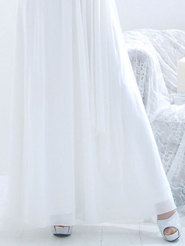 画像7: ゴージャスビジュードレス/ノースリーブ/谷間見せ/背中見せ/ロングドレス/キャバドレス【Fサイズ/3カラー】[OF03B-X] 【IM】 (7)