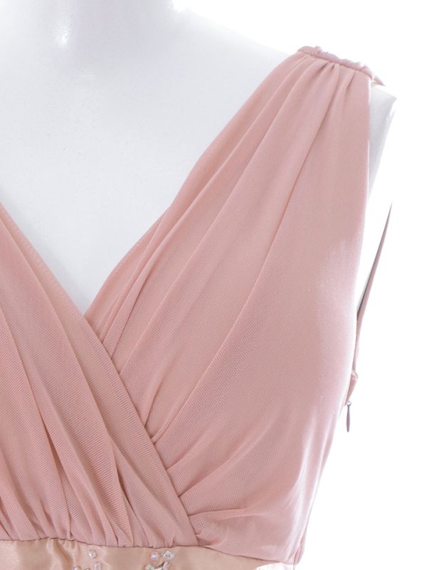 画像24: ゴージャスビジュードレス/ノースリーブ/谷間見せ/背中見せ/ロングドレス/キャバドレス【Fサイズ/3カラー】[OF03B-X] 【IM】 (24)