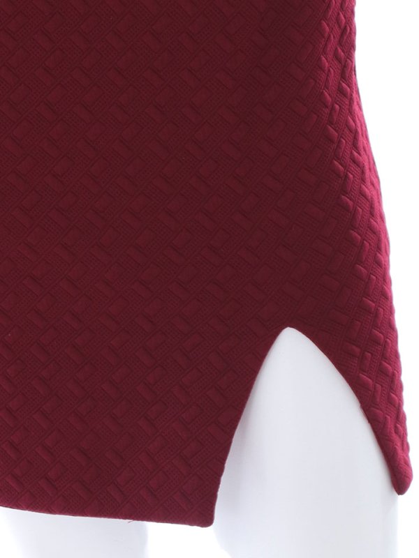 画像19: ワンカラービジュードレス/ロングスリーブ/シアー袖/ロングスリーブ/ウエストサイドシアー/タイトスカート/谷間見せ/背中隠し/ミニドレス/キャバドレス【S-Lサイズ/2カラー】[OF03B-X 【IM】 (19)