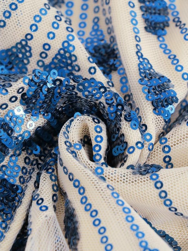 画像21: スパンコールマーメイドロングドレス/谷間見せ/ノースリーブ/ロングドレス/キャバドレス【S-Lサイズ/2カラー】[OF03B-X] 【IM】 (21)