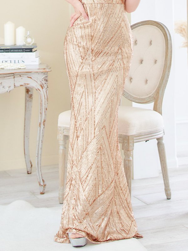 画像6: ビジュースパンコールロングドレス/アメスリ/ノースリーブ/ロングドレス/キャバドレス【S-Mサイズ/2カラー】[OF03B] 【IM】 (6)