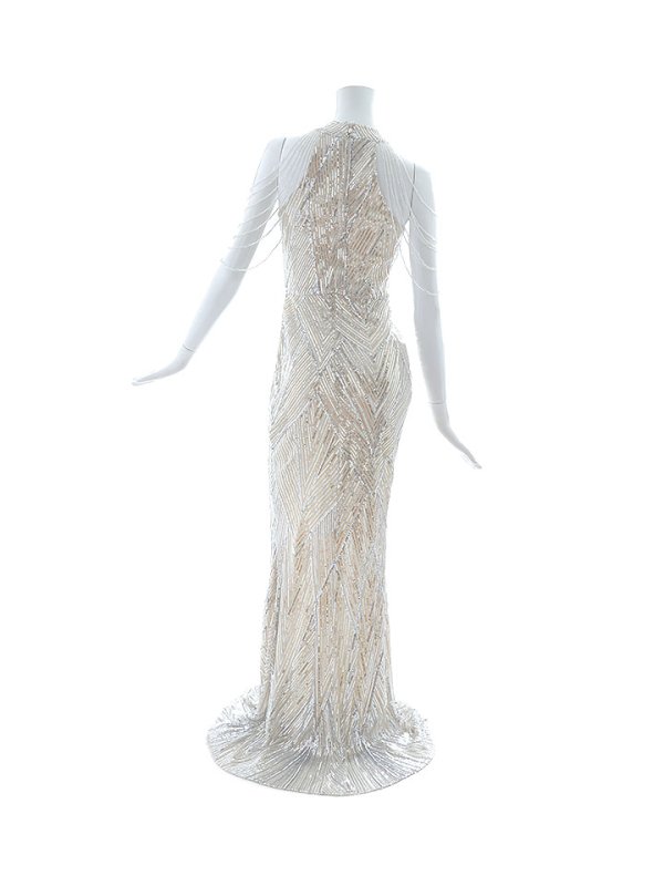 画像17: ビジュースパンコールロングドレス/アメスリ/ノースリーブ/ロングドレス/キャバドレス【S-Mサイズ/2カラー】[OF03B] 【IM】 (17)