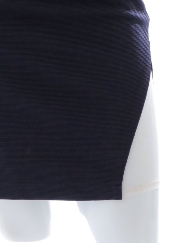 画像17: バストカットミニドレス/ホルターネック/ワンカラー/谷間見せ/背中隠し/ショートスリーブ/サイドシアー /キャバドレス 【XS-Mサイズ/1カラー】[OF03B] 【IM】 (17)